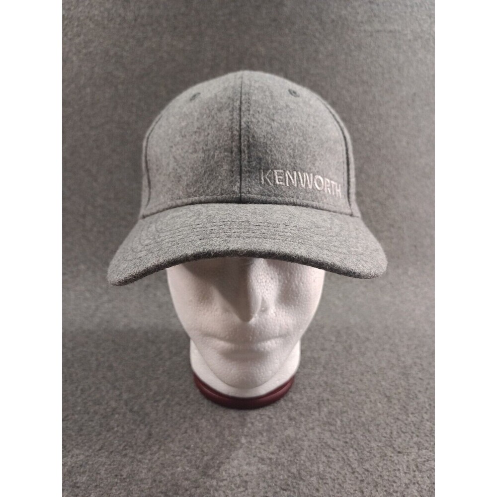 Kenworth Trucks Motors Structured Heather Gray & White Wool Cap/Hat One Size New